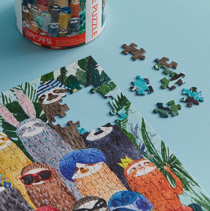 Puzzle -Aquatique paradise - 45 pièces - 5 ans + Djeco - Label Emmaüs
