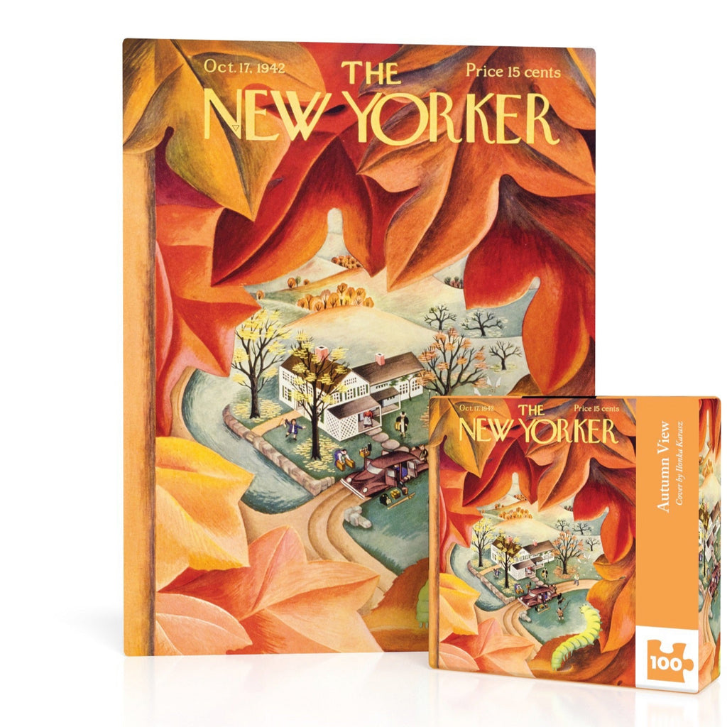 Autumn View Mini by New York Puzzle Company | 100 Piece Jigsaw Puzzle ...