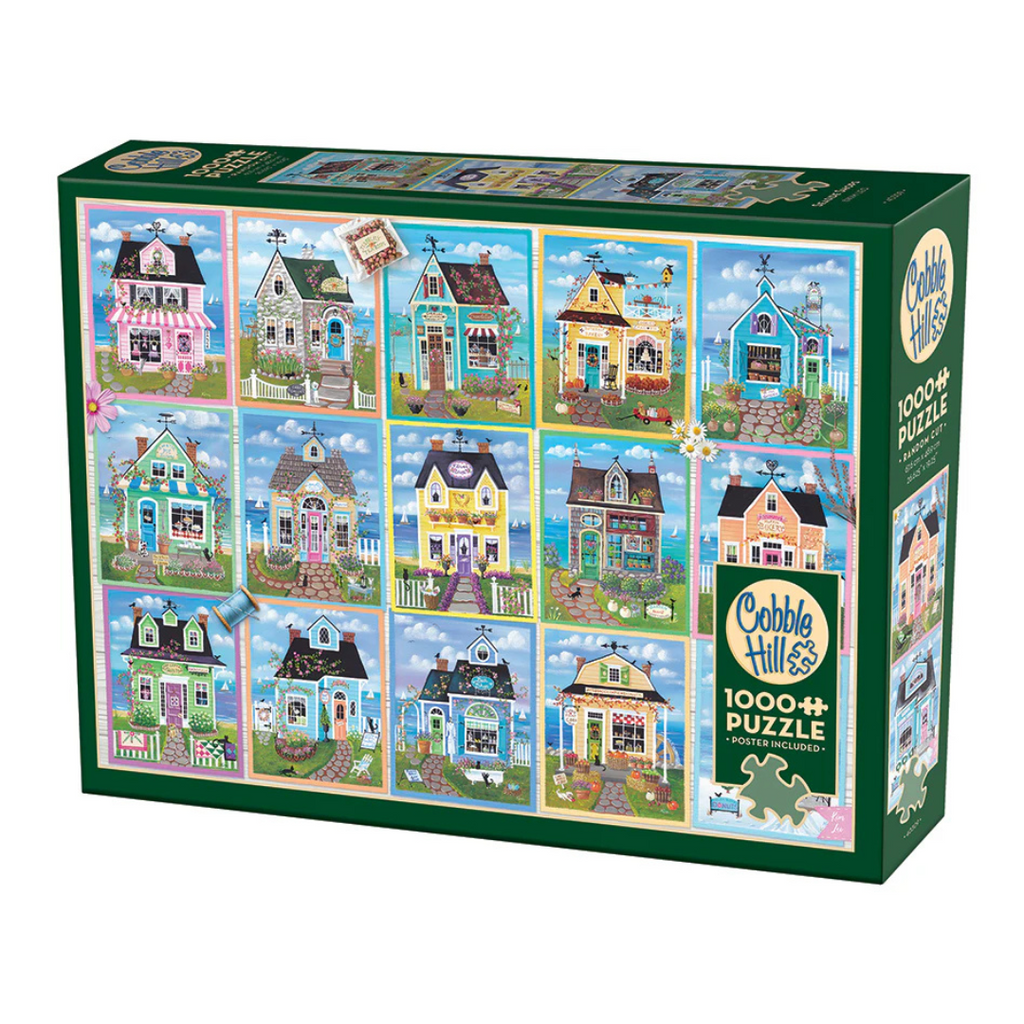 Seaside Shops by Cobble Hill | 1,000 Piece Jigsaw Puzzle – Puzzledly