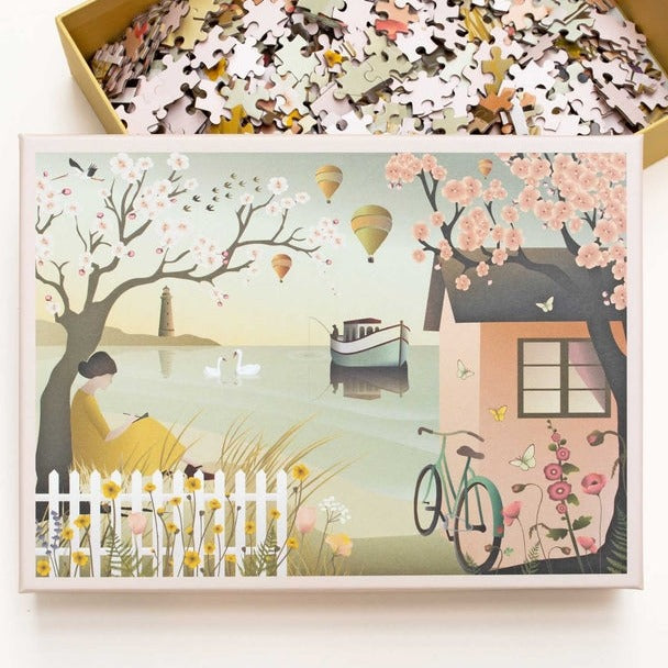 By the Sea by ViSSEVASSE 1,000 Piece Jigsaw Puzzle Puzzledly