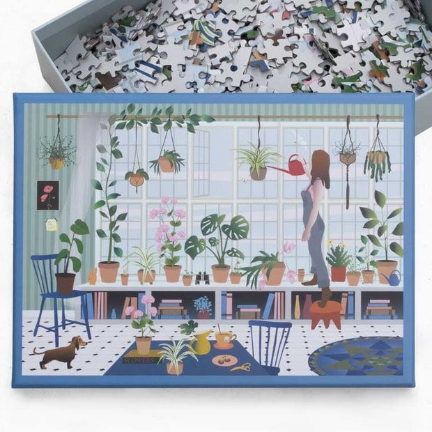 Plant Lover by ViSSEVASSE 1,000 Piece Jigsaw Puzzle Puzzledly