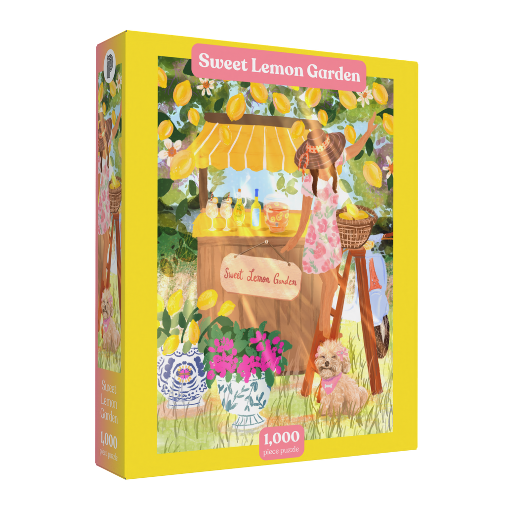 Sweet Lemon Garden by Puzzledly | 1,000 Piece Jigsaw Puzzle