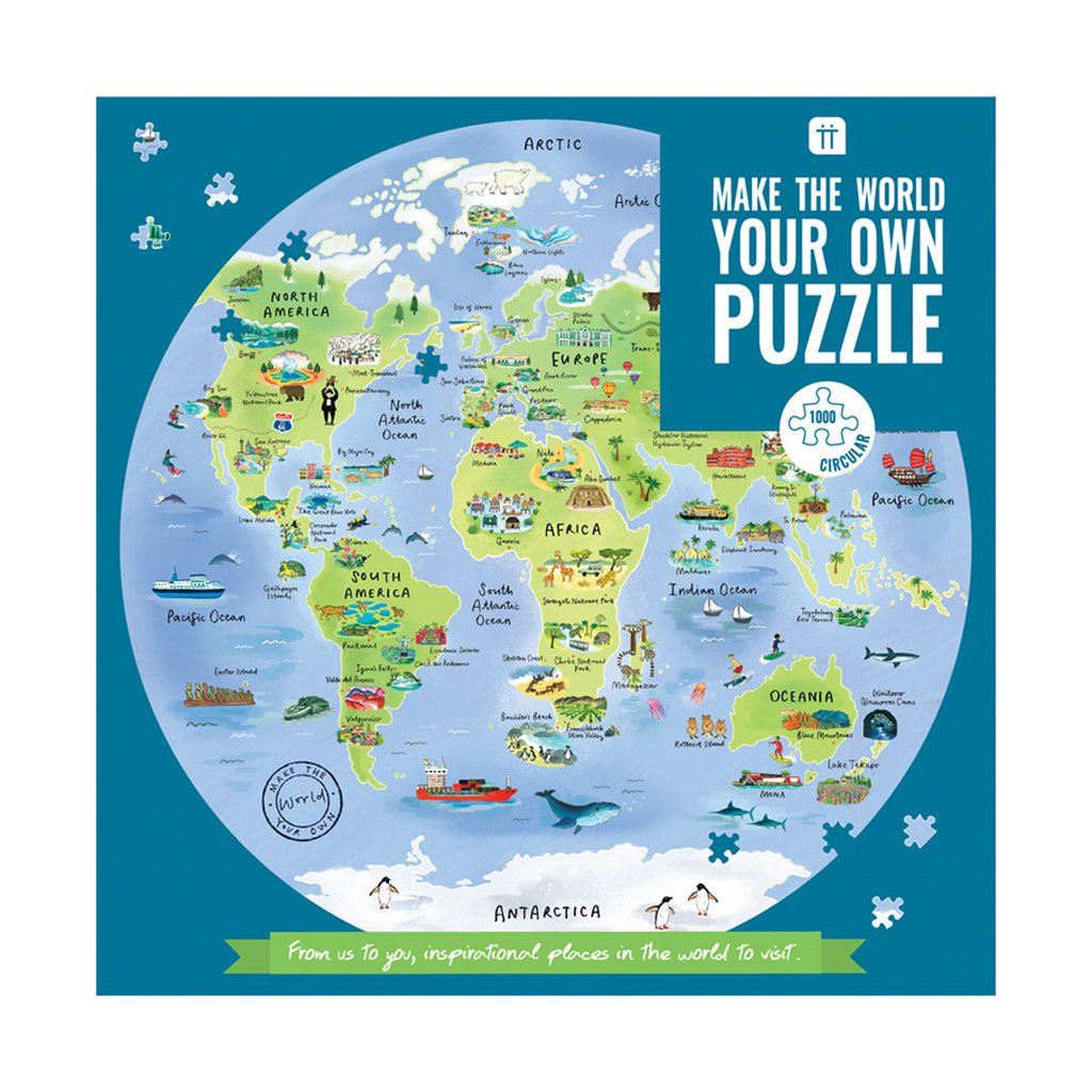 World Map | 1,000 Piece Jigsaw Puzzle