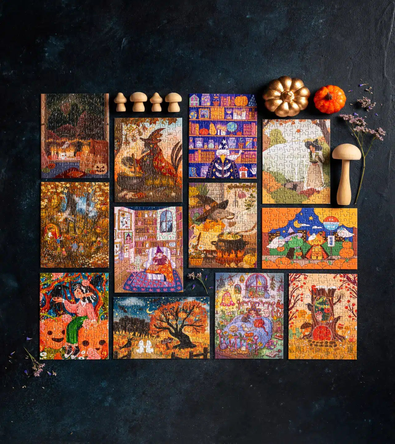 Mini Fall Puzzles Fall/Autumn Jigsaw Puzzles – Puzzledly