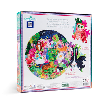 Garden Sanctuary | 500 Piece Round Puzzle