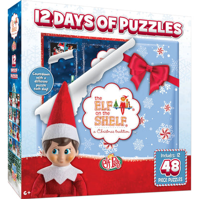 12 Days of Elf On the Shelf | Advent Calendar Jigsaw Puzzle