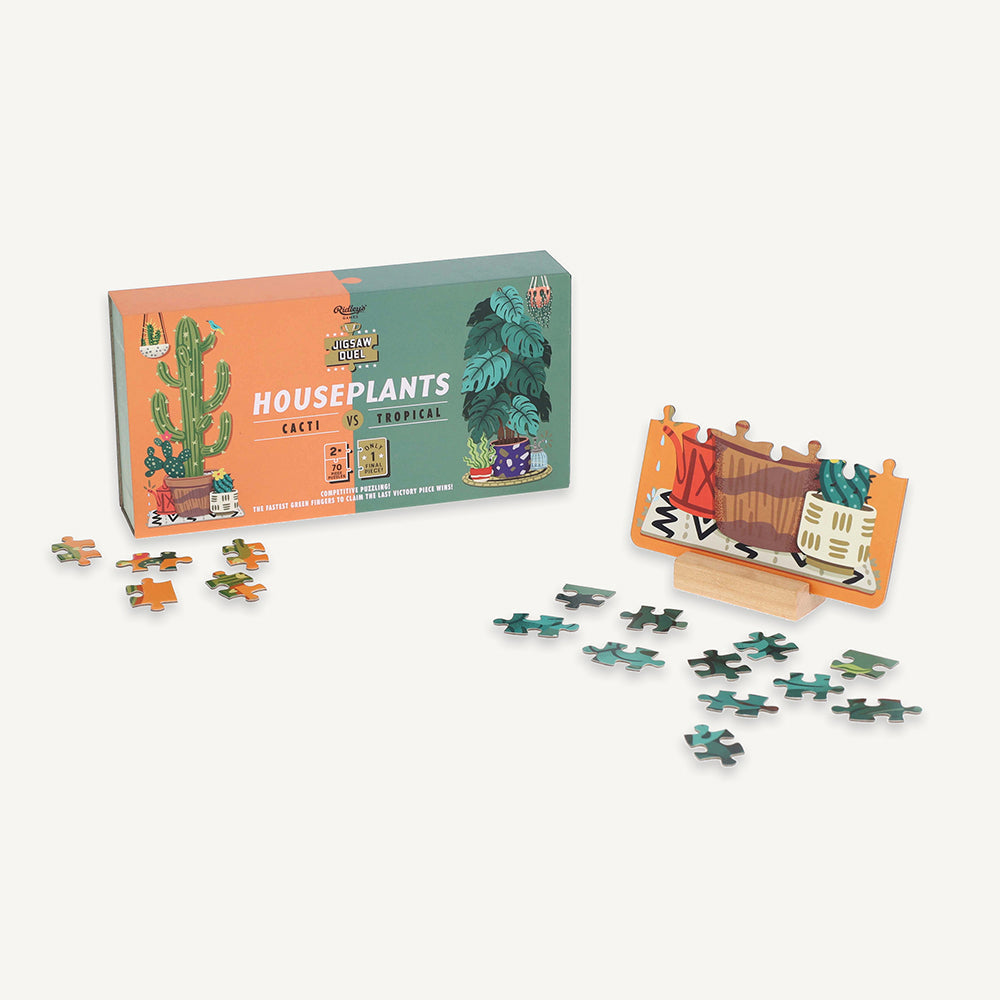 Houseplants Jigsaw Duel | Two 70 Piece Jigsaw Puzzles