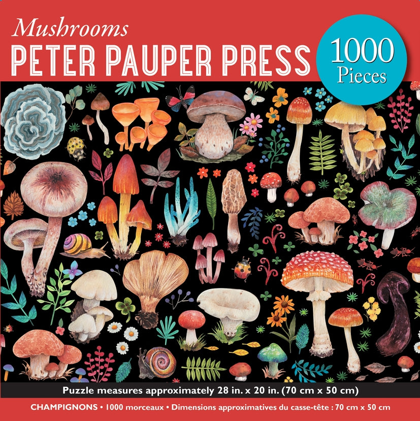 Mushrooms | 1,000 Piece Jigsaw Puzzle
