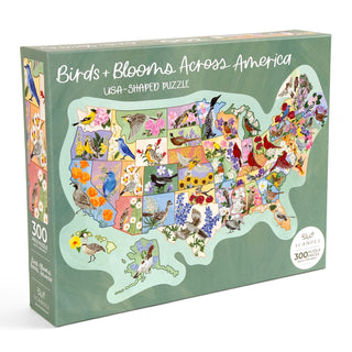 Birds & Blooms Across America | 300 Piece Jigsaw Puzzle