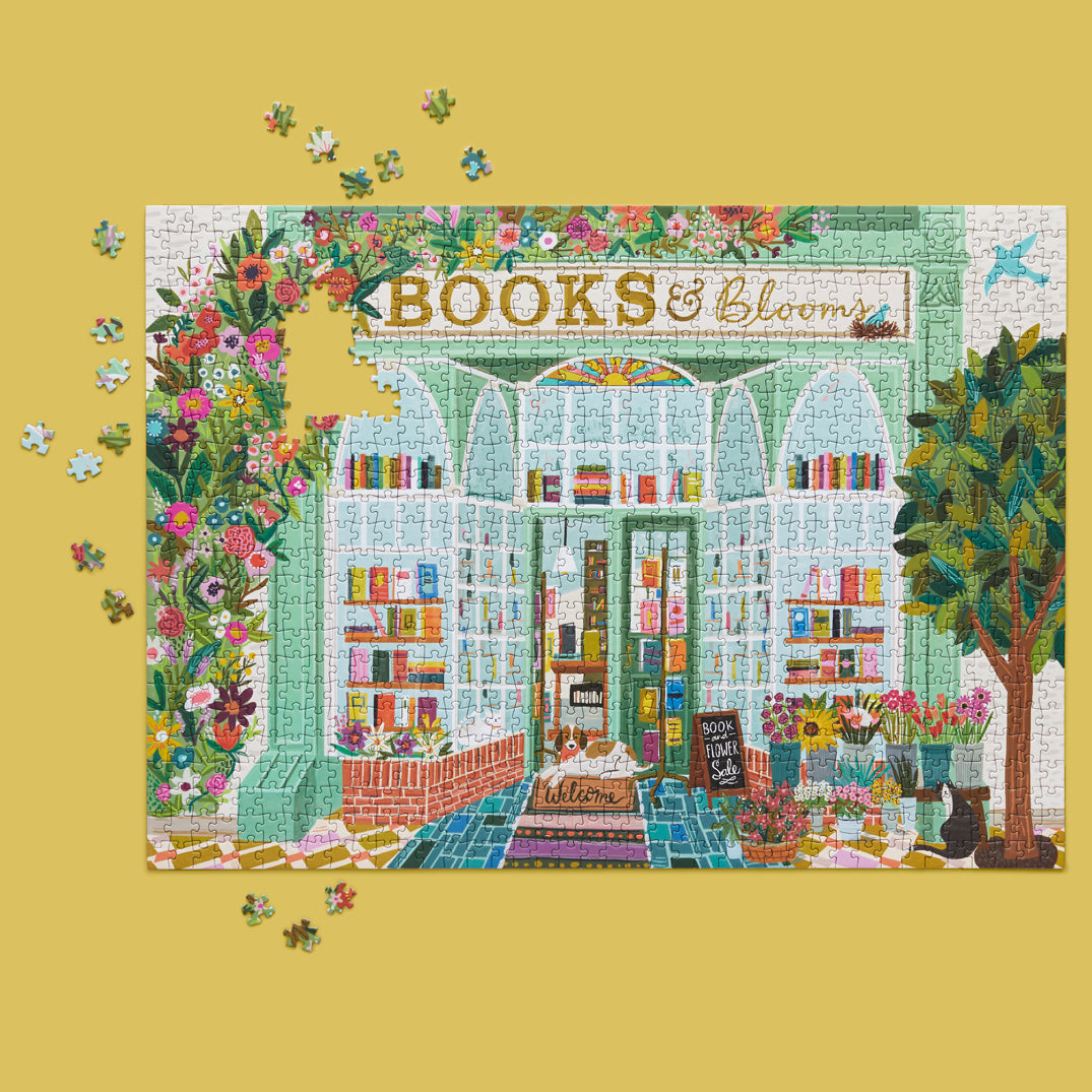 Books & Blooms | 1,000 Piece Jigsaw Puzzle