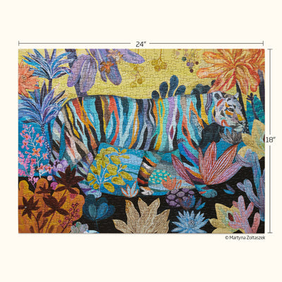 Striped Tiger | 500 Piece Jigsaw Puzzle