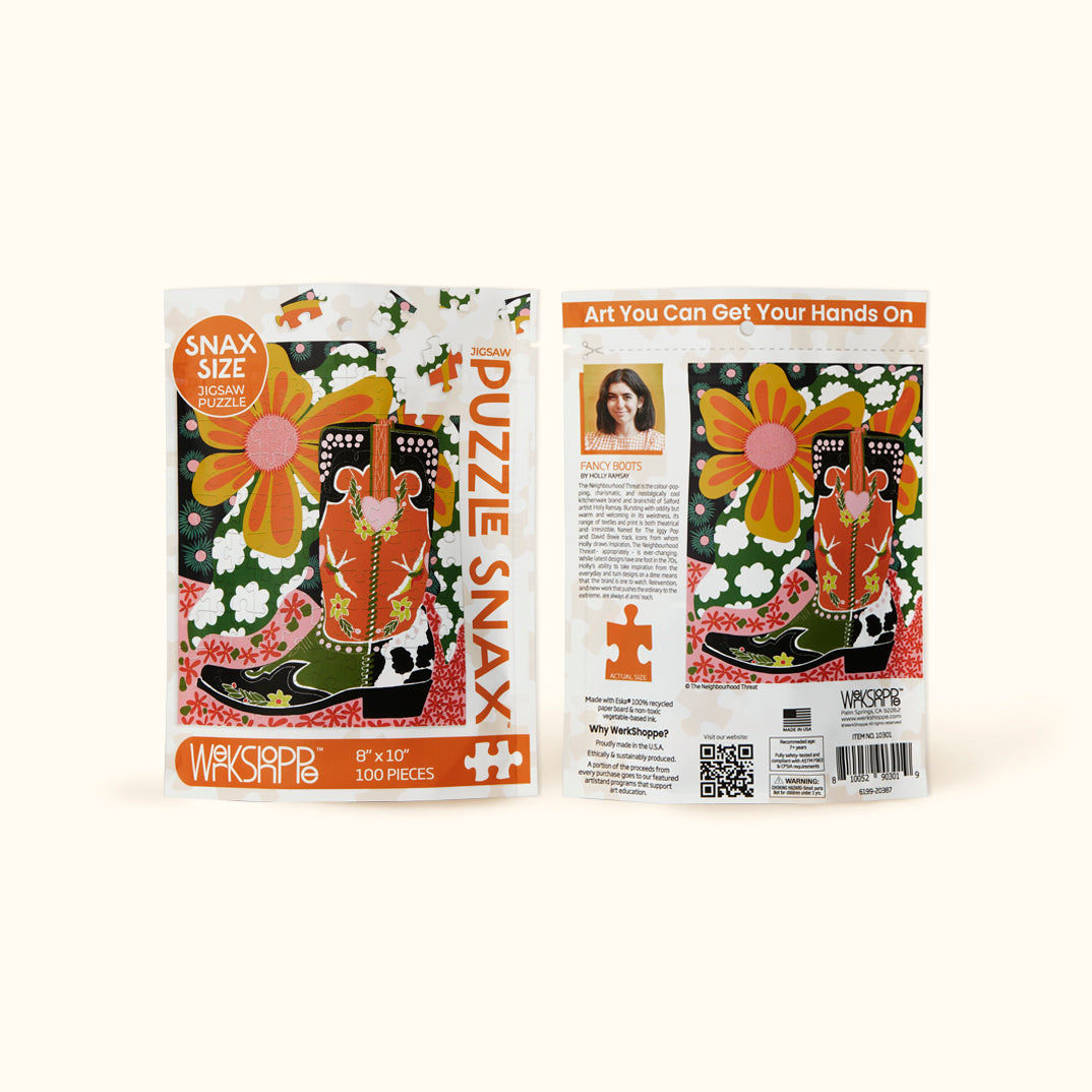 Fancy Boots | 100 Piece Jigsaw Puzzle
