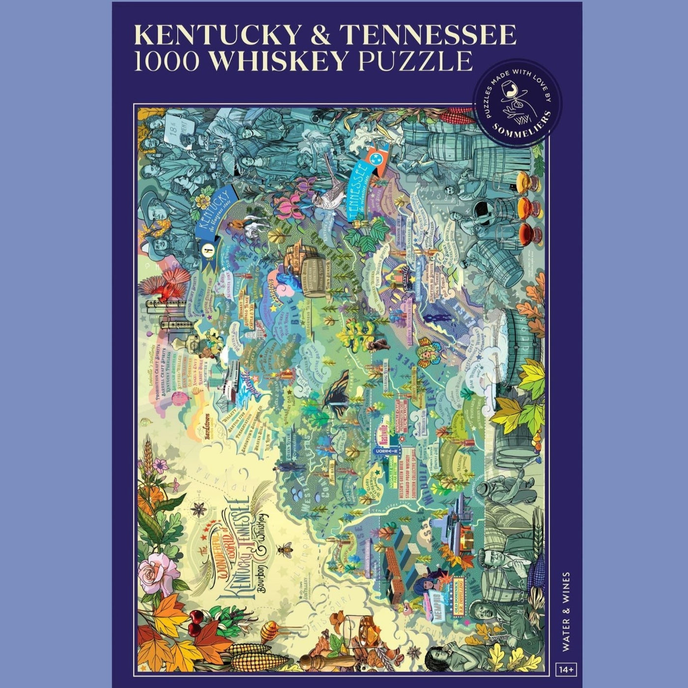 Kentucky & Tennessee Whiskey | 1,000 Piece Jigsaw Puzzle