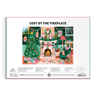 Cozy By the Fireplace | 1,000 Piece Jigsaw Puzzle