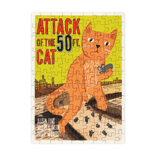Attack of the 50ft Cat | 99 Piece Mini Jigsaw Puzzle