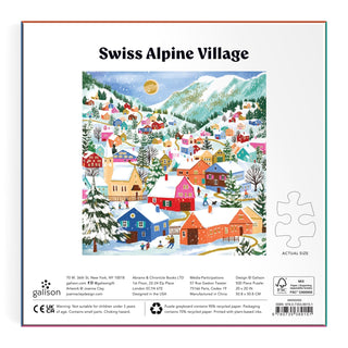 Swiss Alpine Village | 500 Piece Jigsaw Puzzle