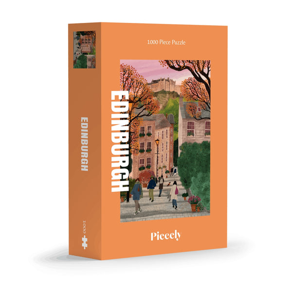 Edinburgh by Piecely | 1,000 Piece Jigsaw Puzzle – Puzzledly