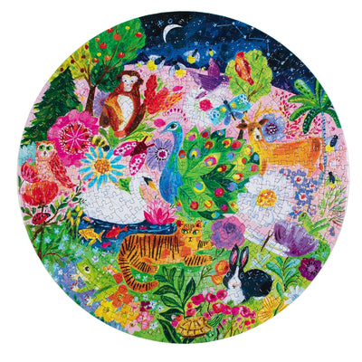 Garden Sanctuary | 500 Piece Round Puzzle