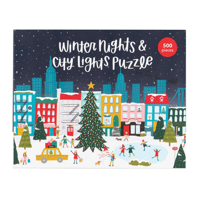 Winter Nights & City Lights | 500 Piece Jigsaw Puzzle
