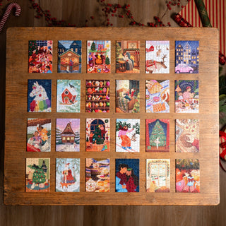 Trevell Advent Calendar No. 4 | 24x 99 Piece Jigsaw Puzzles