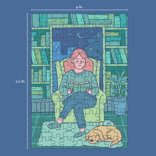 Bibliophile | 99 Piece Jigsaw Puzzle