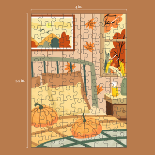 Cozy Fall | 99 Piece Jigsaw Puzzle