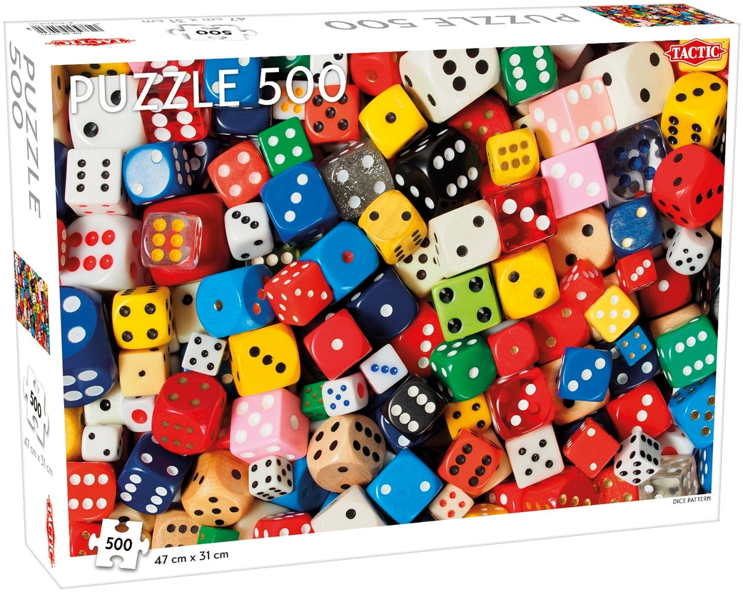 Dices Pattern | 500 Piece Jigsaw Puzzle