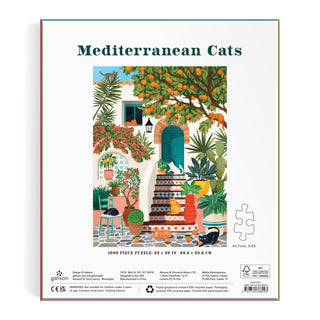 Mediterranean Cats | 1,000 Piece Jigsaw Puzzle