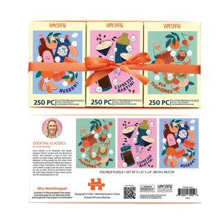 Cocktail Classics | 250 Piece Jigsaw Puzzle Set