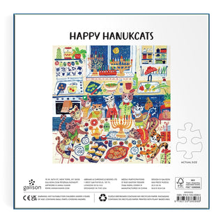 Happy Hanukcats | 500 Piece Jigsaw Puzzle