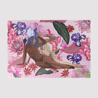Iris and Orchid | 1,000 Piece Jigsaw Puzzle