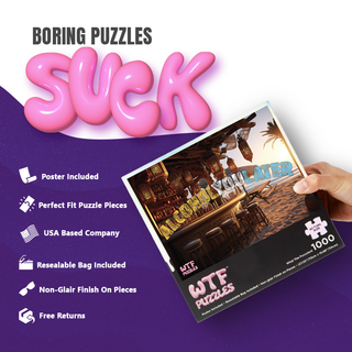 Alcohol-you-later | 1,000 Piece Jigsaw Puzzle