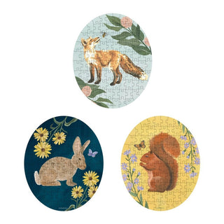 Forest Friends | Set of 3 100 Piece Jigsaw Puzzles