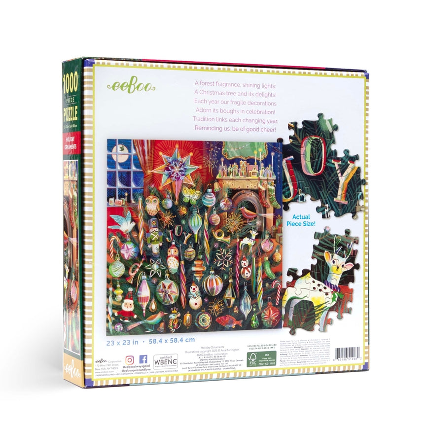 Holiday Ornaments | 1,000 Piece Jigsaw Puzzle