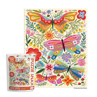 Butterfly Floral | 100 Piece Jigsaw Puzzle