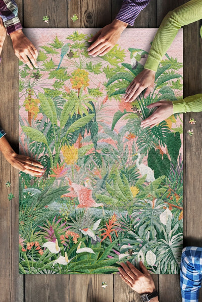 Tropical Oasis Plants and Birds | 1,000 Piece Jigsaw Puzzle