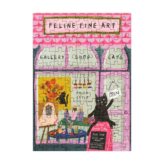 Feline Fine Art | 99 Piece Mini Jigsaw Puzzle