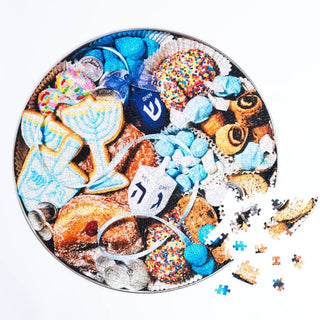 Hanukkah Cookie Tin | 750 Piece Jigsaw Puzzle