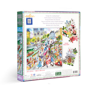 Paris Bookseller | 1,000 Piece Jigsaw Puzzle