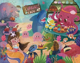 Coral Café | 100 Piece Jigsaw Puzzle