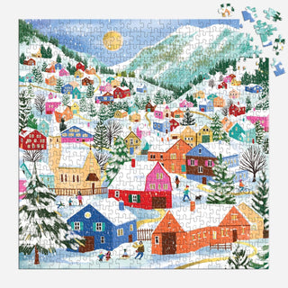 Swiss Alpine Village | 500 Piece Jigsaw Puzzle