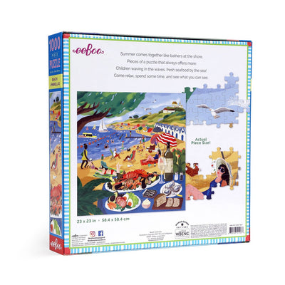 Beach Umbrellas | by eeBoo | 1,000 Piece Jigsaw Puzzle