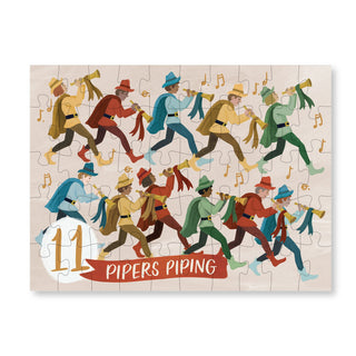 12 Days of Christmas | Set of 12 50 Piece Jigsaw Puzzles