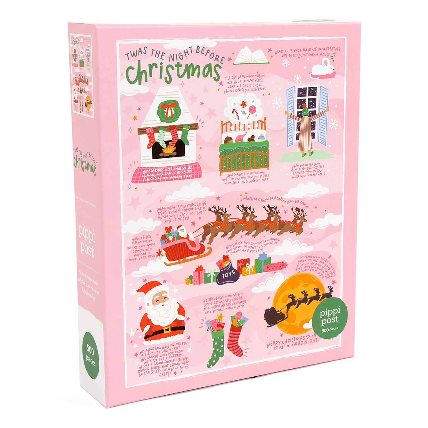 Twas the Night Before Christmas | 500 Piece Jigsaw Puzzle