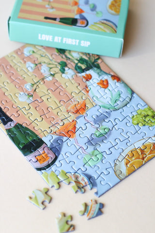 Love At First Sip | 99 Piece Jigsaw Puzzle