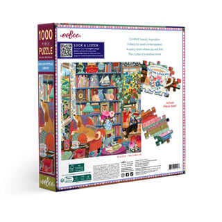 English Cottage Library | 1,000 Piece Jigsaw Puzzle