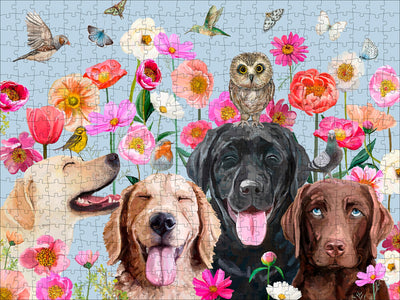 Dogs & Birds | 500 Piece Jigsaw Puzzle
