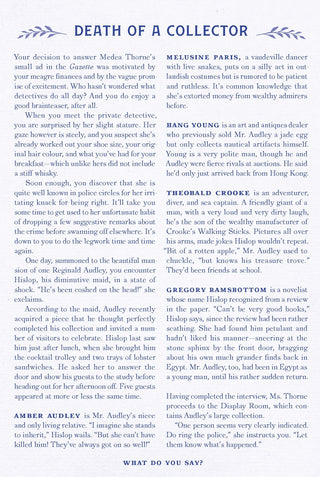 Murder Most Puzzling: Death of A Collector | 500 Piece Jigsaw Puzzle