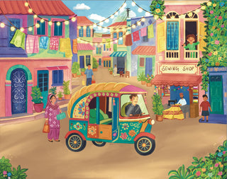 Rickshaw Ride | 100 Piece Jigsaw Puzzle