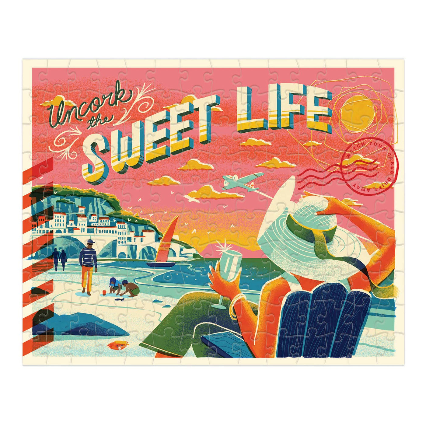 Uncork the Sweet Life | 140 Piece Jigsaw Puzzle